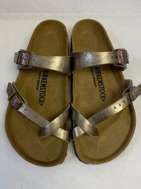 Birkenstock Mayari Graceful Taupe Narrow Width Sandals